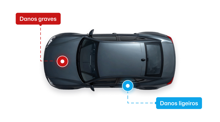 Registros de danos e acidentes