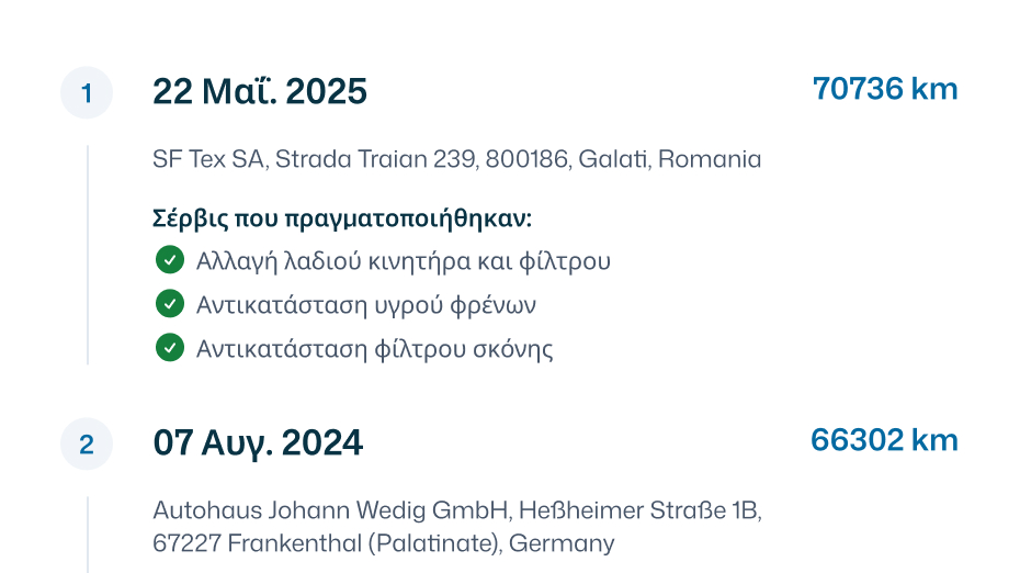 Ιστορικό συντήρησης