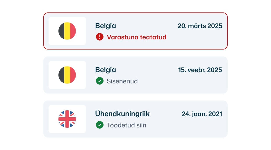 Varastatud sõiduki kontroll